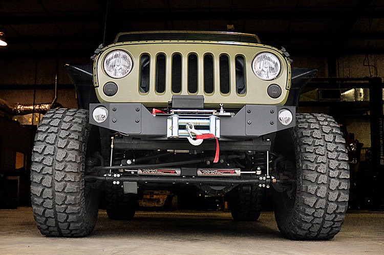 Rough Country Hybrid Stubby Front Winch Bumper