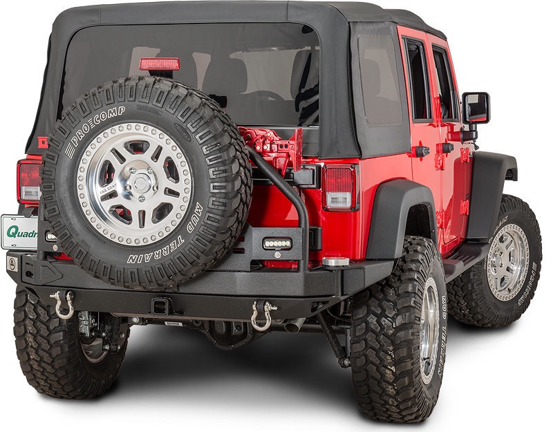 Smittybilt XRC Rear Atlas Bumper and Tire Carrier