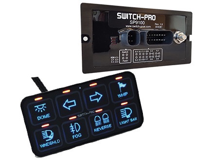 Switch-Pros Bezel Style 8-Switch Panel Power System