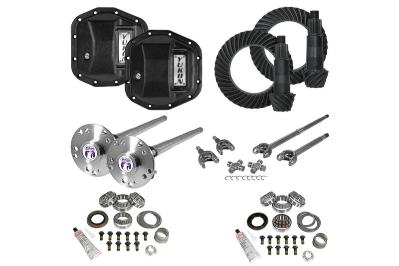 Yukon Dana 44 Front/Rear Re-Gear Kit w/ Covers - 4.88 Ratio