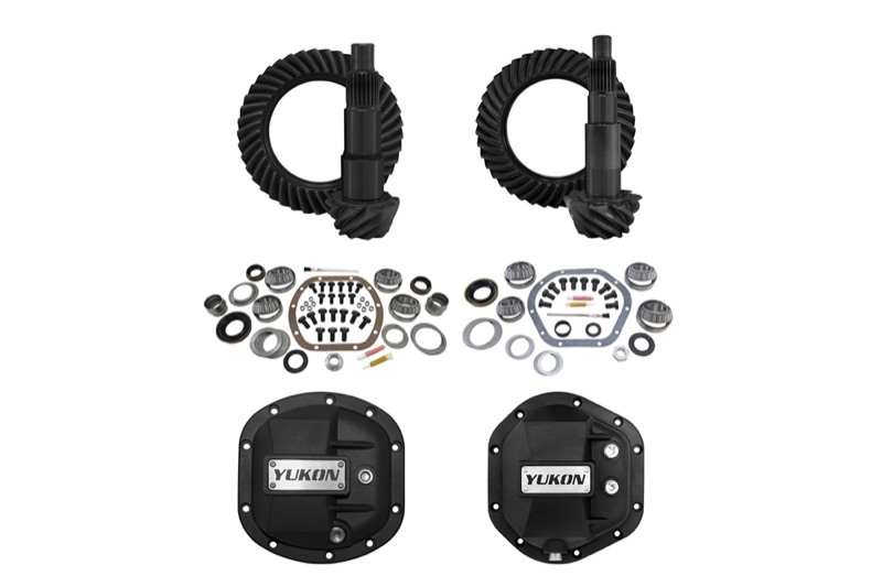 Yukon Stage 2 D30/D44 Re-Gear Kit w/ Diff Covers - 4.88